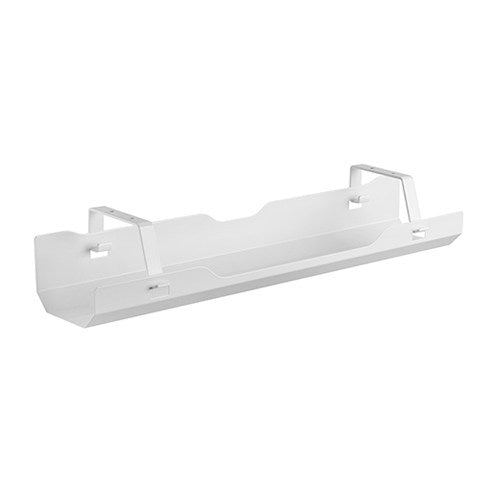 Brateck Under-Desk Cable Management Tray - Dimensions:600x135x108mm - White Brateck Under-Desk Cable Management Tray - Dimensions:600x135x108mm - White
